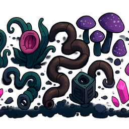 Magenta arena background element