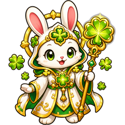 Clover Bunny Legendary character render