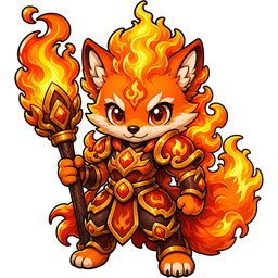 Ember Fox Legendary character render