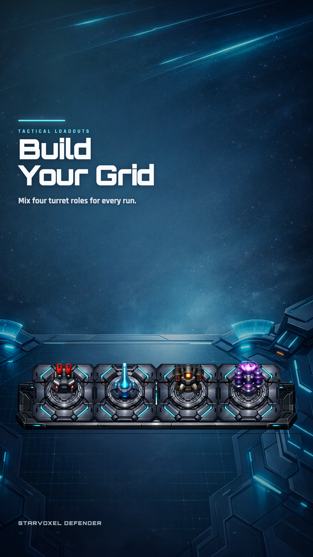 Tactical loadout - four turret roles